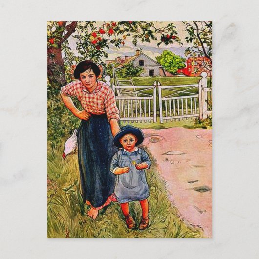 Larsson - Sagen Sie Ihrem Onkel ein nettes "Wie ma Postkarte (Vorderseite)