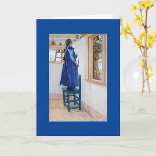 Larsson - Suzanne und Another Karte (Gelbe Blume)