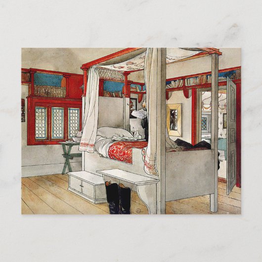 Larsson - Vaters Zimmer Postkarte (Vorderseite)