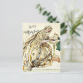 Larsson - Weihnachtsgeheimnis Feiertagspostkarte (Stehend Vorderseite)