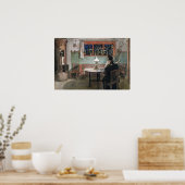 Larsson - wenn Kinder zu Bett gegangen sind Poster (Küche)