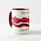 L'Art de France Ästhetisches Frankreich Tasse (Vorderseite Links)