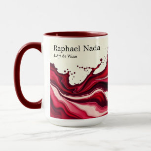 L'Art de Wine Aesthetic Französisch Tasse