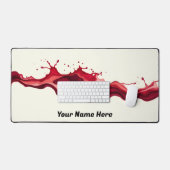 L'Art de Wine French Bistro Aesthetic Schreibtischunterlage (Tastatur & Maus)