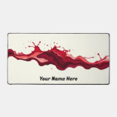 L'Art de Wine French Bistro Aesthetic Schreibtischunterlage (Vorderseite)