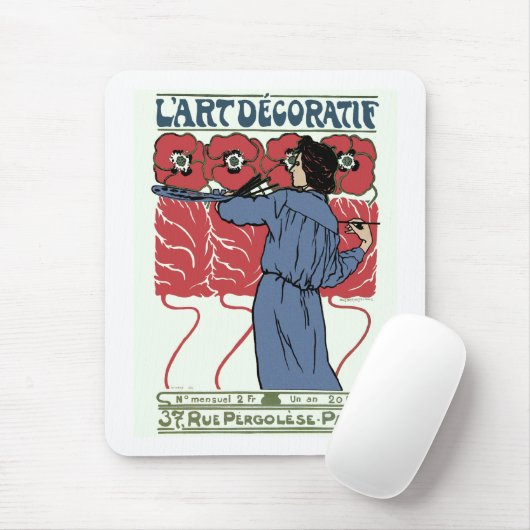 L'Art Decoratif Mousepad (Mit Mouse)