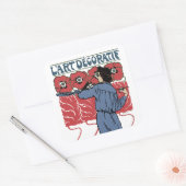L'Art Decoratif Quadratischer Aufkleber (Umschlag)