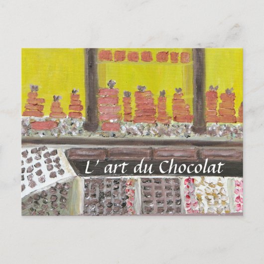 L'art du Chocolat Postkarte (Vorderseite)