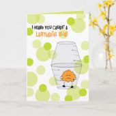 Laryngitis wird in der Medizin gut gefangen Karte (Gelbe Blume)