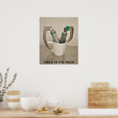 LARYNGOSCOPES UND KAFFEE-TASSE - HANDELSWERKZEUGE POSTER (Küche)