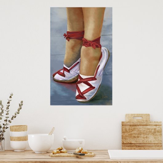 Las alpargatas poster (Küche)