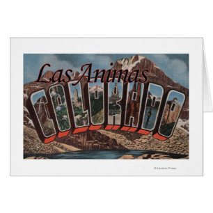 Las Animas, Colorado - große Buchstabe-Szenen