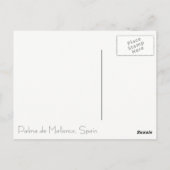 Las blancas palomas de Palma* Postkarte (Rückseite)