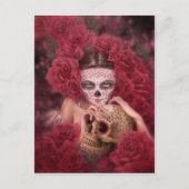 Las Calaveras Dark Fantasy Postcard Postkarte (Vorderseite)