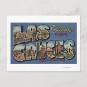 Las Cruces, New Mexico - Großbuchstaben Szenen 2 Postkarte (Vorderseite)