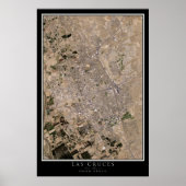 Las Cruces New Mexico Satellite Poster Map (Vorne)