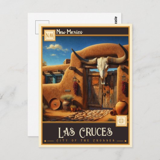 Las Cruces, New Mexico | VINTAG Postkarte (Vorne/Hinten)