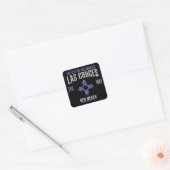 Las Cruces Quadratischer Aufkleber (Umschlag)