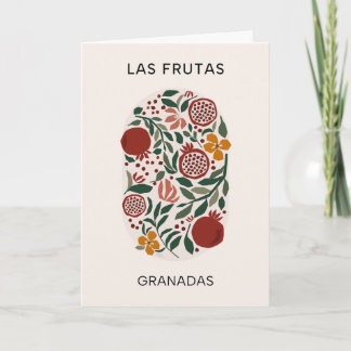 Las Frutas: Granadas - Granatapfelmarkt Karte