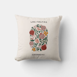 Las Frutas: Granadas - Granatapfelmarkt Kissen