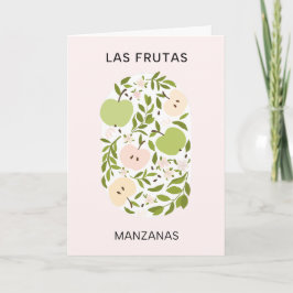 Las Frutas: Manzanas - Apfelmarkt Karte