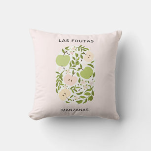 Las Frutas: Manzanas - Apfelmarkt Kissen