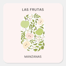 Las Frutas: Manzanas - Apfelmarkt
