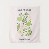 Las Frutas: Manzanas - Apfelmarkt Wandteppich (Vorderseite)