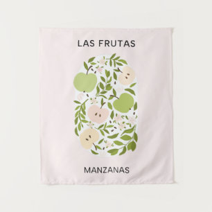 Las Frutas: Manzanas - Apfelmarkt Wandteppich