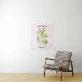 Las Frutas: Manzanas - Apfelmarkt Wandteppich (Beispiel)