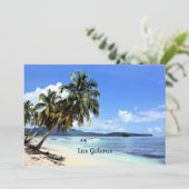 Las Galeras, Dominikanische Republik, Karte (Stehend Vorderseite)