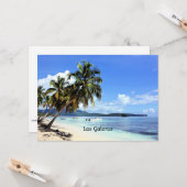 Las Galeras, Dominikanische Republik, Karte (Vorderseite/Rückseite Beispiel)