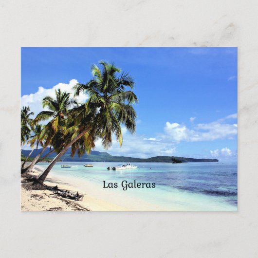 Las Galeras, Dominikanische Republik, Postkarte (Vorderseite)