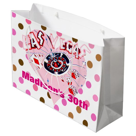 Las- Große Geschenktüte (Rückseite Schrägansicht)