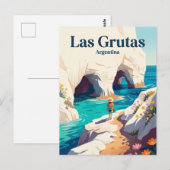 Las Grutas Argentinien Postkarte (Vorne/Hinten)