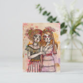 Las Hermanas Postkarte (Stehend Vorderseite)