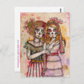 Las Hermanas Postkarte (Vorne/Hinten)