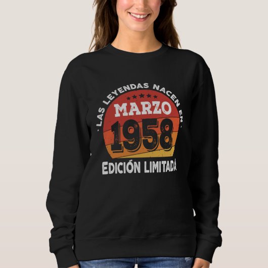 Las Leyendas entstehen im März 1958 Sweatshirt (Vorderseite)