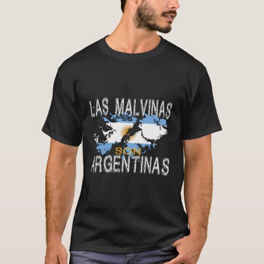 Las Malvinas Son Argentinas Islas Malvinas Argenti T-Shirt (Vorderseite)