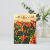 Las Médulas Spanien Postkarte (Stehend Vorderseite)