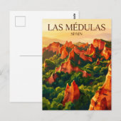 Las Médulas Spanien Postkarte (Vorne/Hinten)