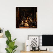 Las Meninas by Diego Velazquez Poster (Heimbüro)