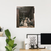 Las Meninas, c.1656 Diego Velasquez Poster (Heimbüro)