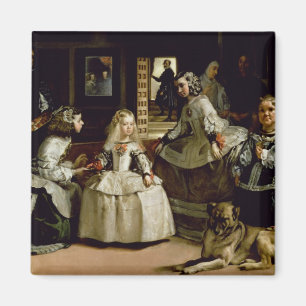 Las Meninas Detail der Schilderung der unteren Magnet