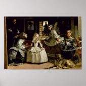 Las Meninas Detail der unteren Hälfte mit Darstell Poster (Vorne)