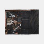 Las Meninas, Die Trauzeuginnen, Diego Velazquez Fleecedecke (Vorderseite (Horizontal))