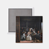 Las Meninas, Die Trauzeuginnen, Diego Velazquez Magnet (Vorderseite/Rückseite)