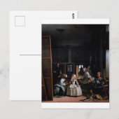 Las Meninas, Die Trauzeuginnen, Diego Velazquez Postkarte (Vorne/Hinten)