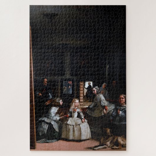 Las Meninas, Die Trauzeuginnen, Diego Velazquez Puzzle (Vertikal)