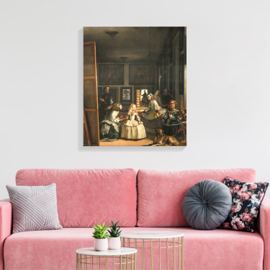 Las Meninas | Diego Velá zquez | Leinwanddruck (Insitu (Wohnzimmer))
